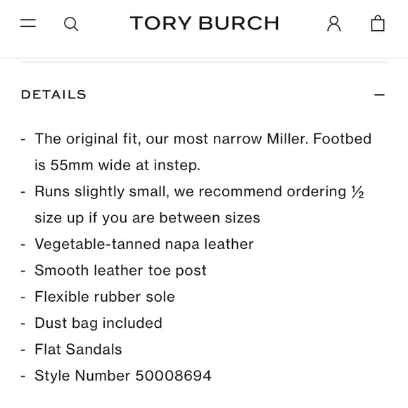 Tory Burch Black Logo Thong Sandals - Picture 13 of 13